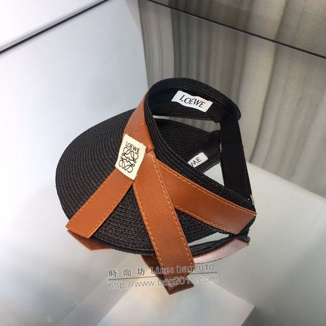 LOEWE新品女士帽子 羅意威可折疊空頂帽  mm1507